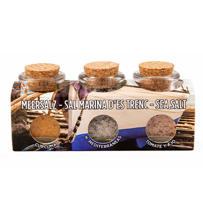 Pack 3 tarros sales · terramar mallorca