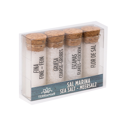 Caja pack 4 Probetas tapon corcho · terramar mallorca
