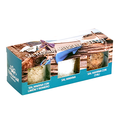 Caja pack 3 botes · terramar mallorca