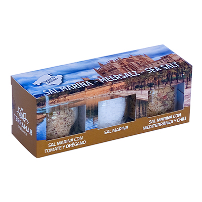 Caja pack 3 botes · terramar mallorca