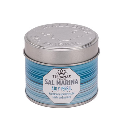 Sal marina con ajo y perejil  · terramar mallorca