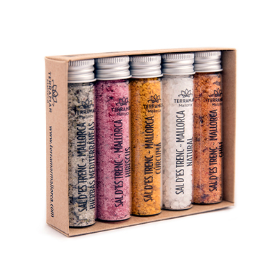 Estuche de probetas 5 sabores  · terramar mallorca