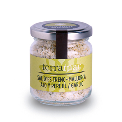 Sal marina con ajo y perejil · terramar mallorca
