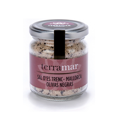 Sal marina con olivas negras · terramar mallorca